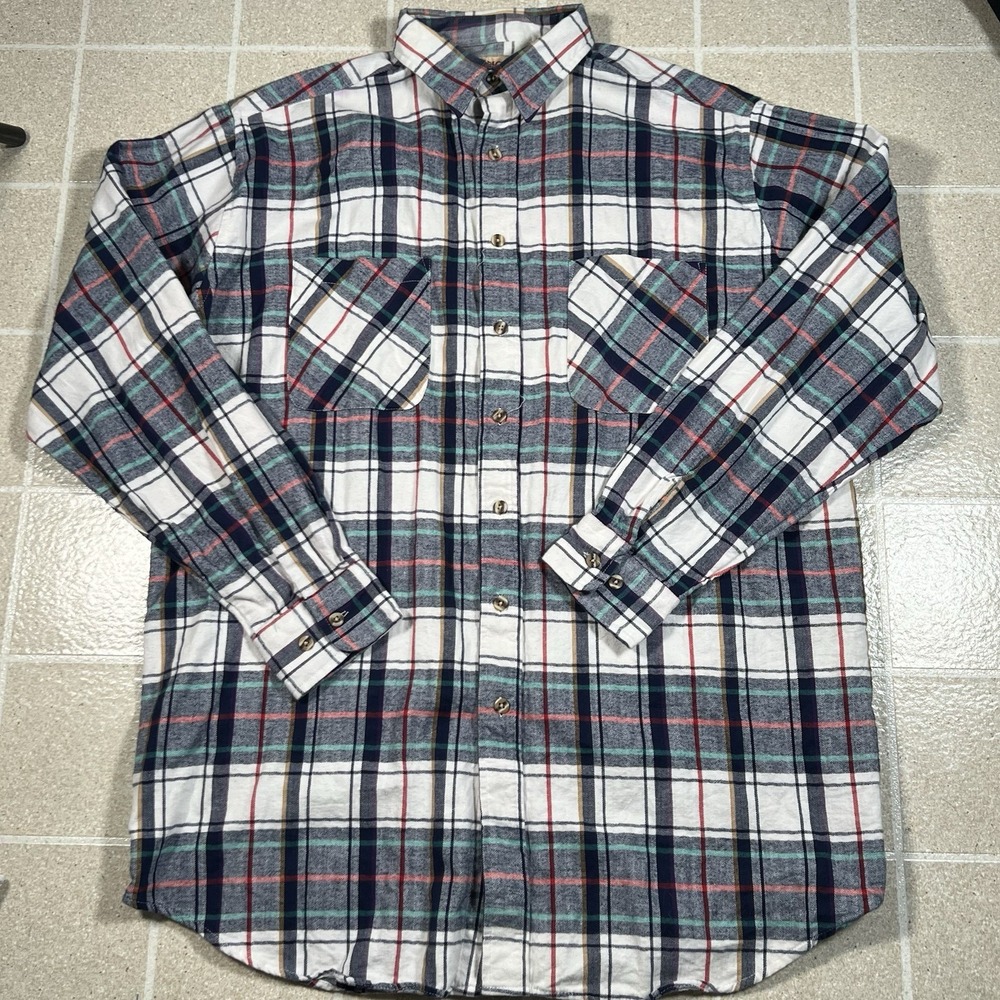 Vintage Big Mac Flannel Shirt Mens Tall XL Plaid True Vintage ‎ VTG
